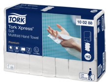 Paprov runk Tork Xpress Multifold premium 100288, bl, 2 vrstvy, jemn, systm H2