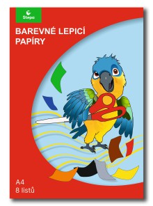 BAREVN PAPRY LEPC A4, 8 list, barevn