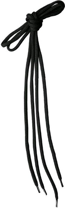 Tkani�ky do obuvi kulat�, 130 cm, �ern�