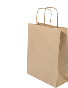 Pap�rov� d�rkov� ta�ka, st�edn� Papbag M, p��rodn�