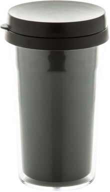 Termo hrnek Doppler, prhledn, ern