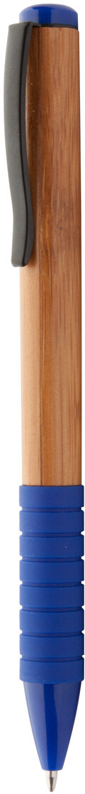 Bambusov� kuli�kov� pero Bripp, modr�, p��rodn�