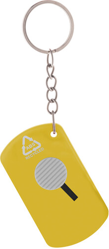 P��v�ek na kl��e s no��kem na pap�r Parcelo, �lut�