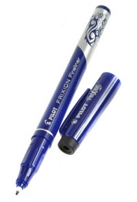 LINER PILOT FriXion Fineliner L, gumovac, ern