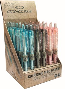 Kuli�kov� pero Concorde EcoPen, 0,5 mm, barevn� asort