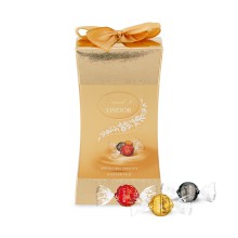 Vnon pralinky Lindor Lindt, lut, mix pchut, 75 g