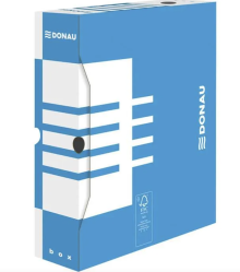 Krabice archivan DONAU  A4, 8 x 34 x 29,7 cm, modr