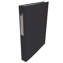 Poada HIT OFFICE PP Plus A4, 3,5 cm, 2 krouky, ern