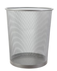 Drtn odpadkov ko 16 l, stbrn