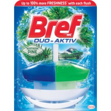 Zvsn WC blok Bref Duo Aktiv, tekut, pine, 50 ml