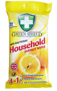 Vlhen utrky Green Shield, antibakteriln, 50 ks