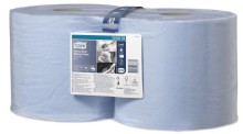 Pap�rov� ut�rky Tork Heavy-Duty 130072, 2vrstv�, modr�, role pro stojan, Unibox