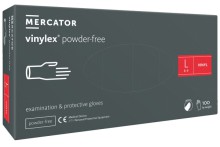 Rukavice Vinylex, vinylov�, vel. L, nepudrovan�, 100 ks