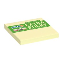 Samolepic� blo�ek Stick'n�by�Hopax EXTRA STICKY, 76�x�76 mm, recykl. �lut�, 90�l�stk�