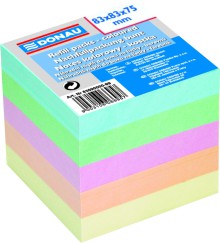 Blok �pal��ek DONAU 83 � 83 mm, nelepen�, mix barev