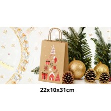 Pap�rov� ta�ka V�no�n�, hn�d�, 22 x 10 � 31 cm