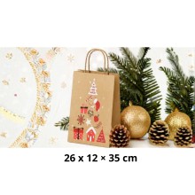 Pap�rov� ta�ka V�no�n�, hn�d�, 26 x 12 � 35 cm