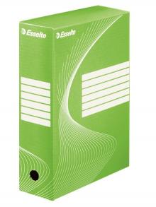 Krabice archivan Esselte Standard  A4, 10 x 35,2 x 25 cm, zelen